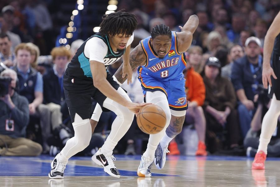 NBA: Portland Trail Blazers at Oklahoma City Thunder