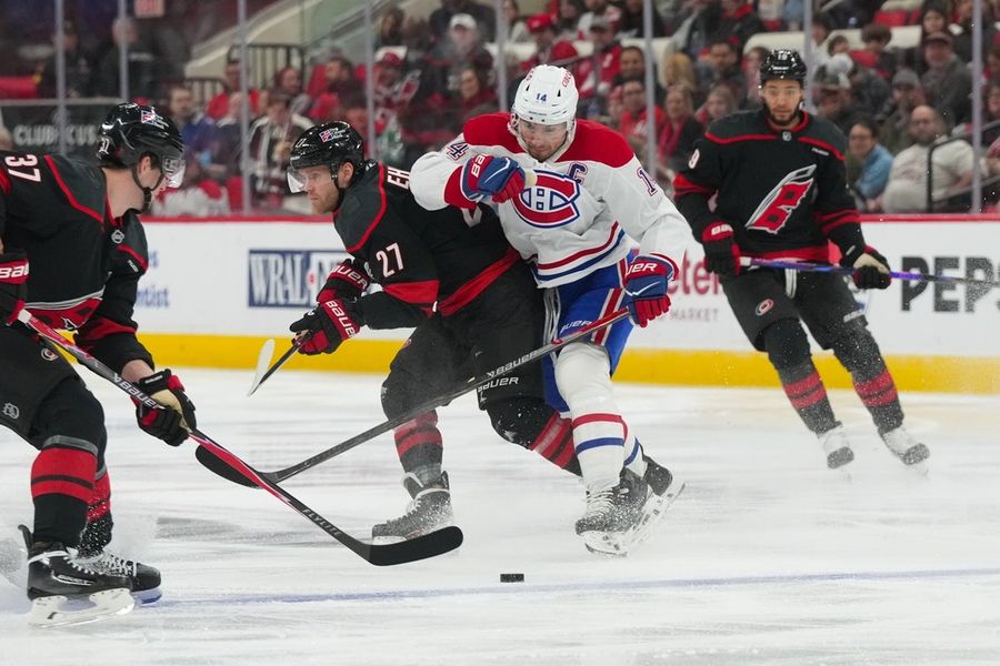 NHL: Montreal Canadiens at Carolina Hurricanes