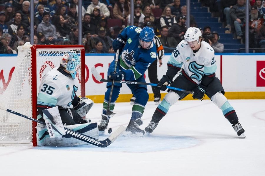 NHL: Seattle Kraken at Vancouver Canucks