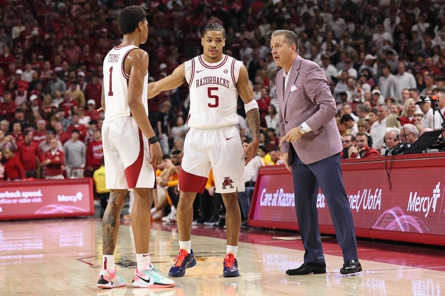 NCAA Basketball: Tennessee at Arkansas