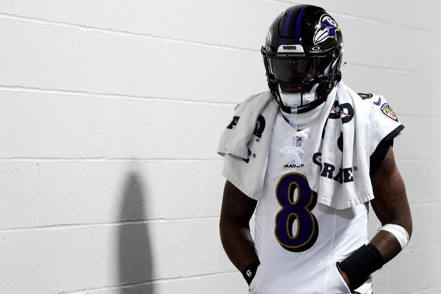 Lamar Jackson attends Ravens' voluntary workouts