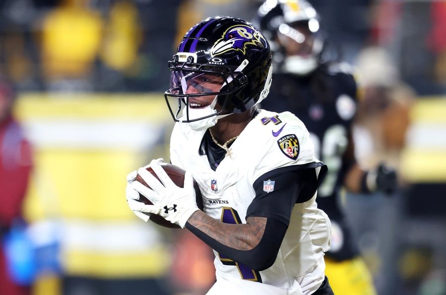O wide receiver Zay Flowers e os Ravens concordam com uma extensão de contrato de quatro anos e US$ 140 milhões.