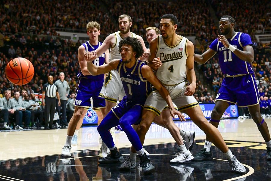 NCAA Basketball: Washington at Purdue