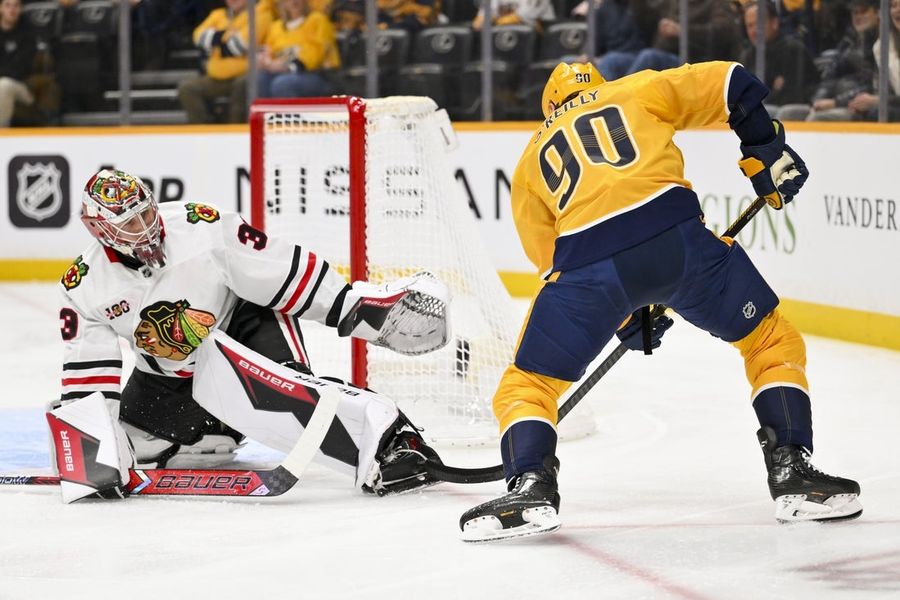 NHL: Chicago Blackhawks at Nashville Predators