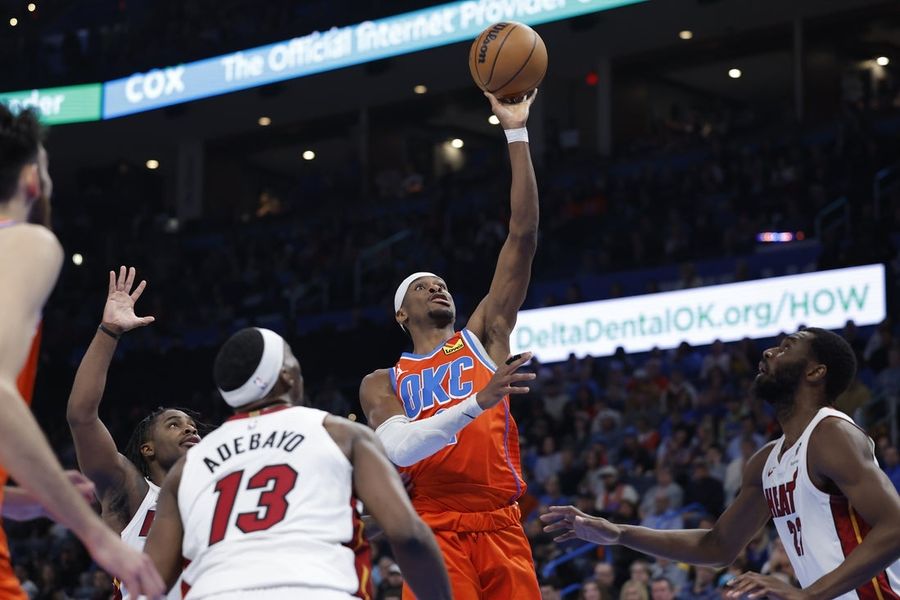 NBA: Miami Heat at Oklahoma City Thunder
