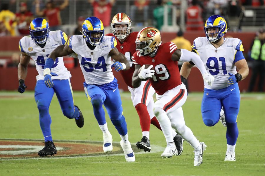 Set your DVR when Deebo Samuel and Talanoa Hufanga are playing