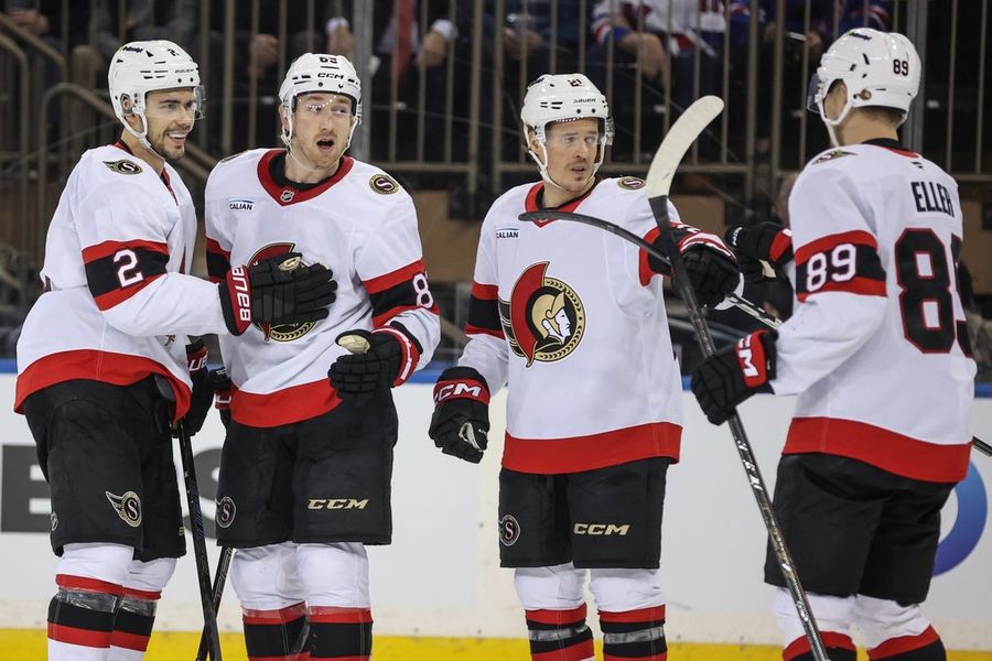 NHL: Ottawa Senators at New York Rangers