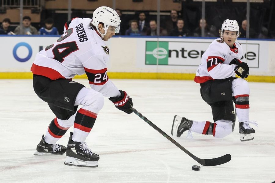 NHL: Ottawa Senators at New York Rangers