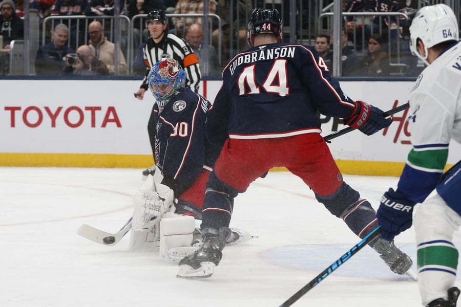 NHL: Vancouver Canucks at Columbus Blue Jackets