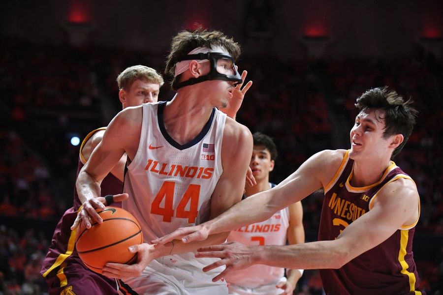 NCAA Basketball: Minnesota at Illinois