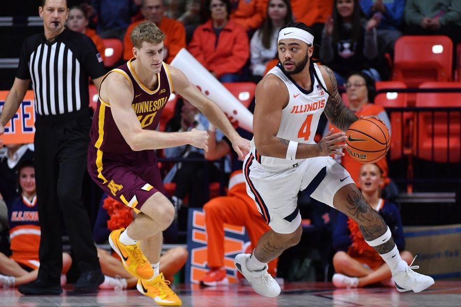 NCAA Basketball: Minnesota at Illinois