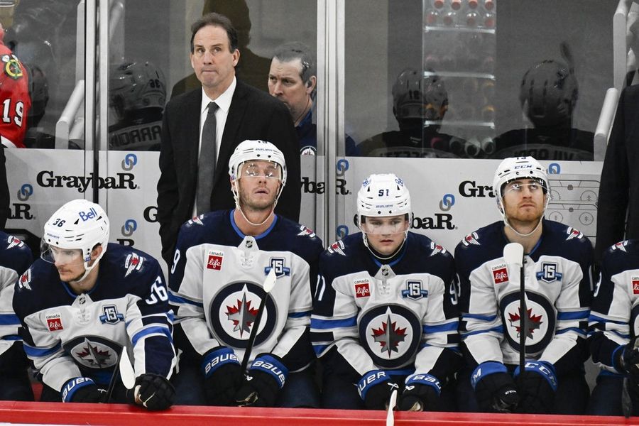 NHL: Winnipeg Jets at Chicago Blackhawks