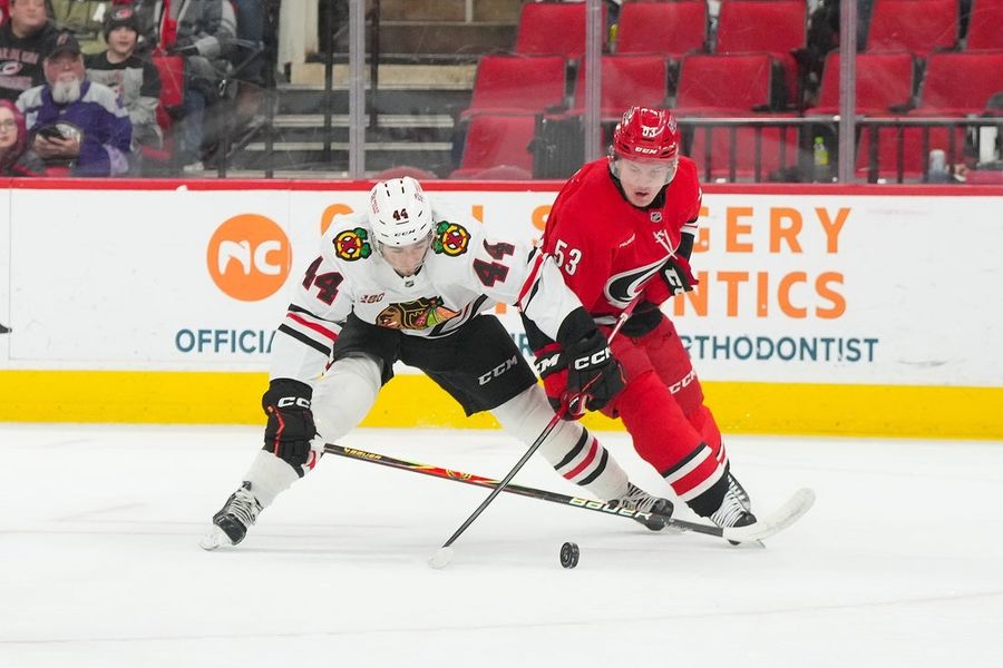 NHL: Chicago Blackhawks at Carolina Hurricanes