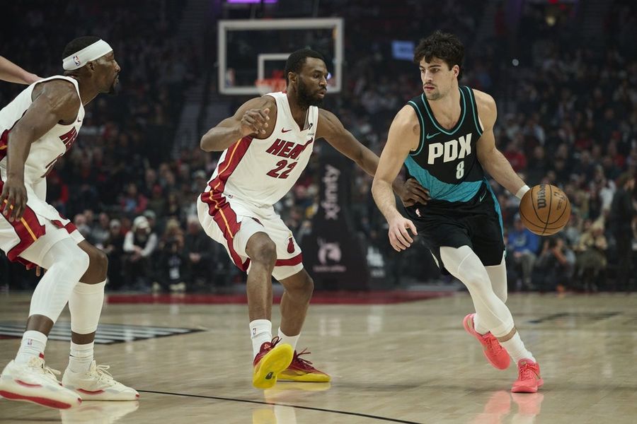 NBA: Miami Heat at Portland Trail Blazers