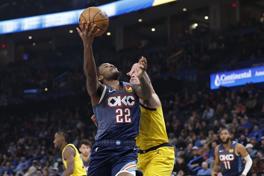 NBA: Indiana Pacers at Oklahoma City Thunder