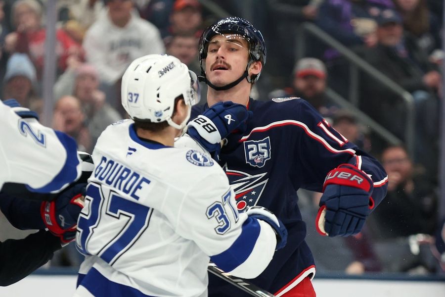 NHL: Tampa Bay Lightning at Columbus Blue Jackets