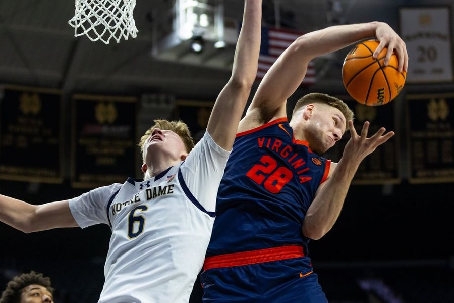 NCAA Basketball: Virginia at Notre Dame