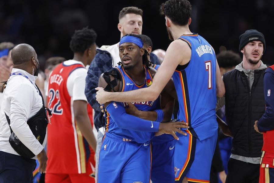 NBA: New Orleans Pelicans at Oklahoma City Thunder