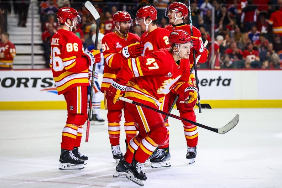 NHL: Edmonton Oilers at Calgary Flames