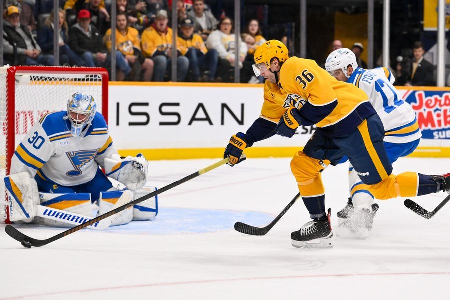 NHL: St. Louis Blues at Nashville Predators