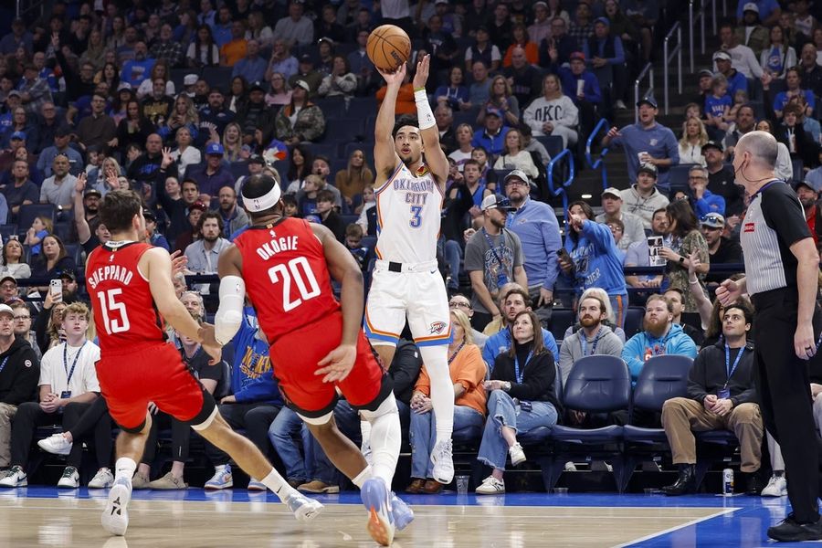 NBA: Houston Rockets at Oklahoma City Thunder