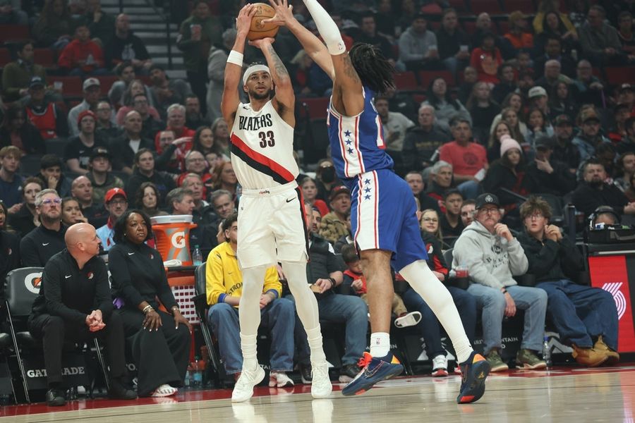NBA: Philadelphia 76ers at Portland Trail Blazers