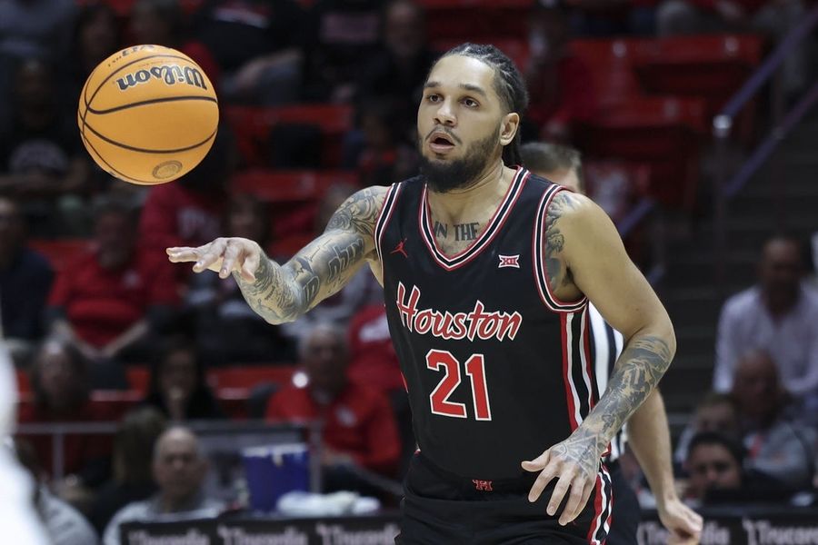 Emanuel Sharp, No. 3 Houston take aim at lowly Kansas State