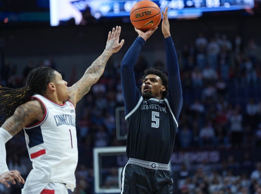 NCAA Basketball: Georgetown at Connecticut