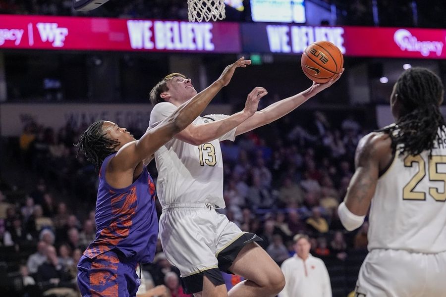 NCAA Basketball: Clemson at Wake Forest
