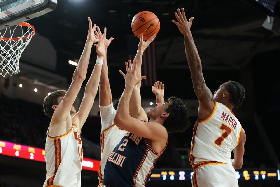 NCAA Basketball: Illinois at Southern California
