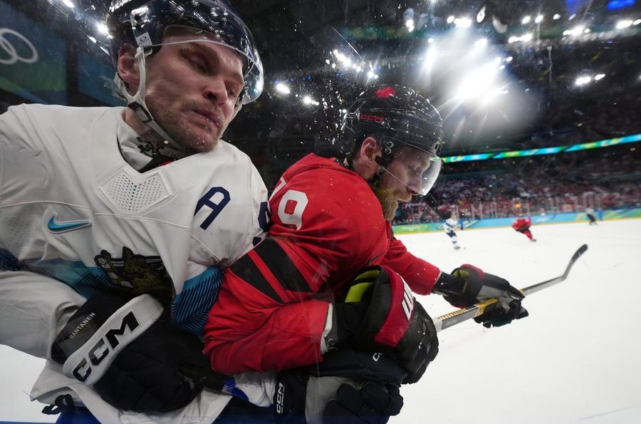 Olympics: Ice Hockey-Men Semifinal- CAN-FIN