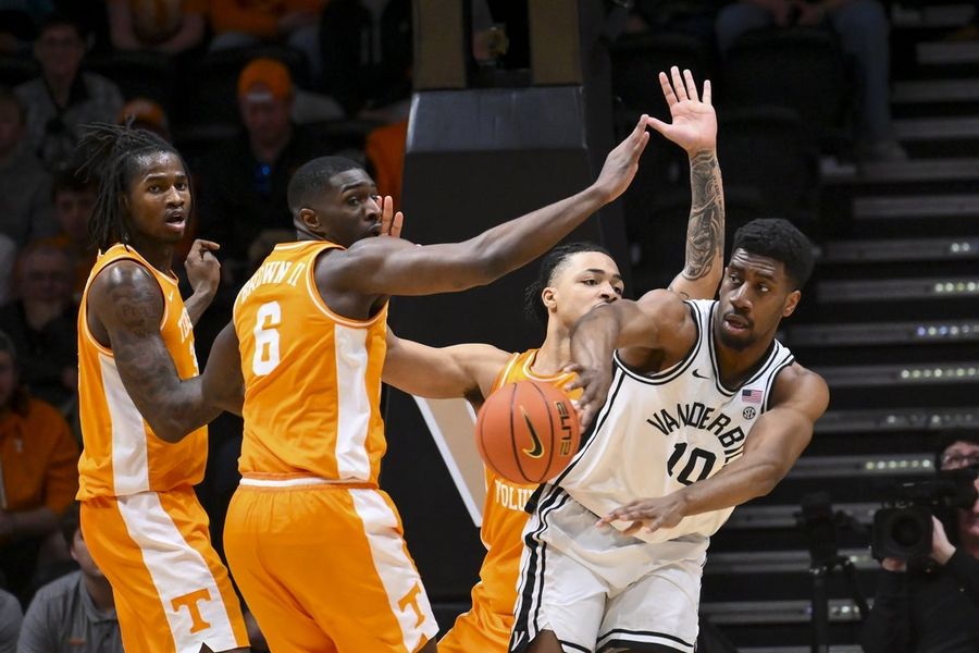 NCAA Basketball: Tennessee at Vanderbilt