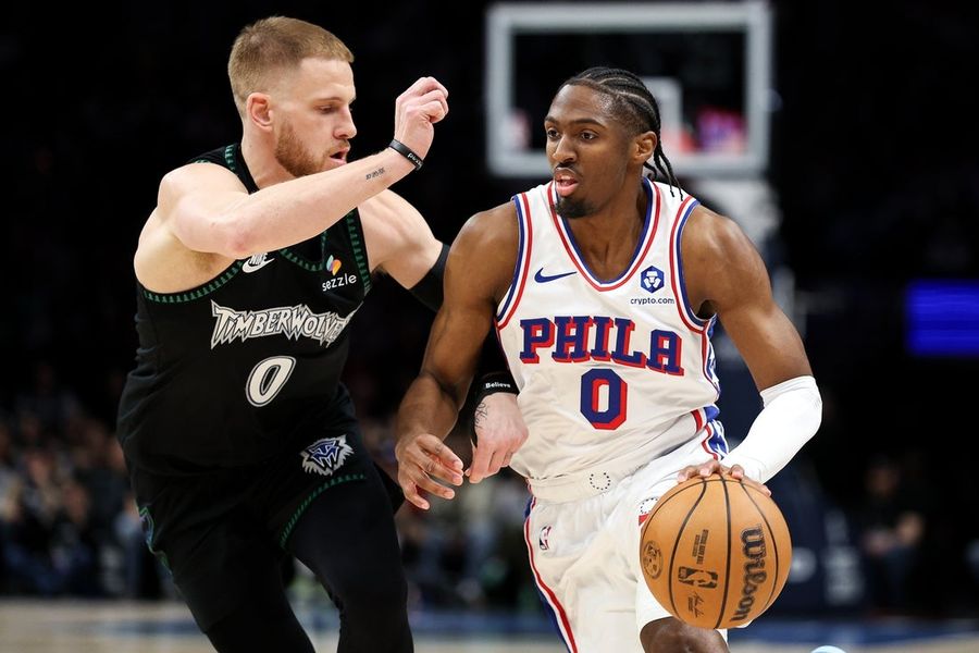 NBA: Philadelphia 76ers at Minnesota Timberwolves