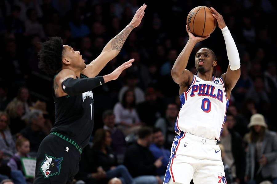 NBA: Philadelphia 76ers at Minnesota Timberwolves