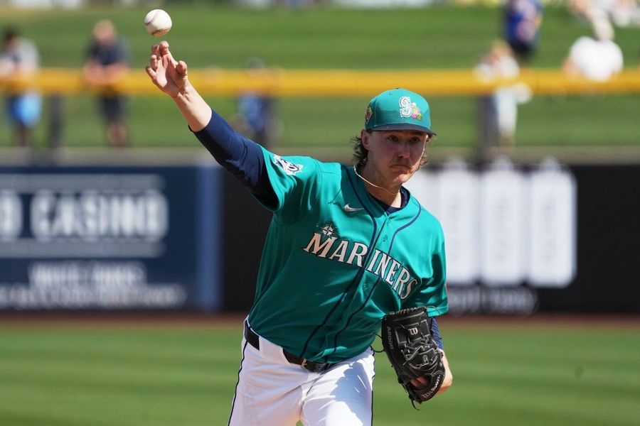MLB: Spring Training-Cleveland Guardians at Seattle Mariners