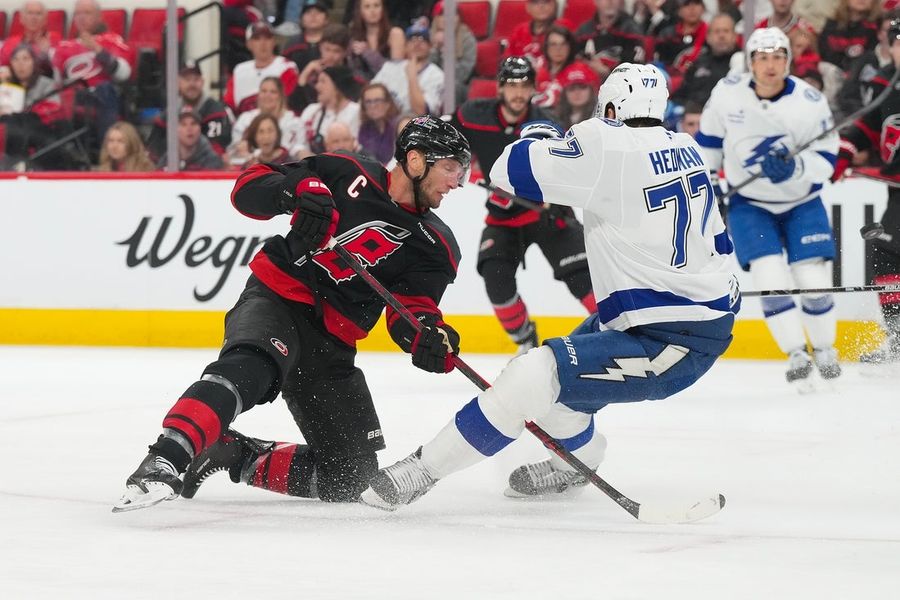 NHL: Tampa Bay Lightning at Carolina Hurricanes