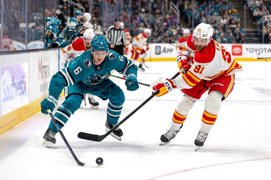 NHL: Calgary Flames at San Jose Sharks