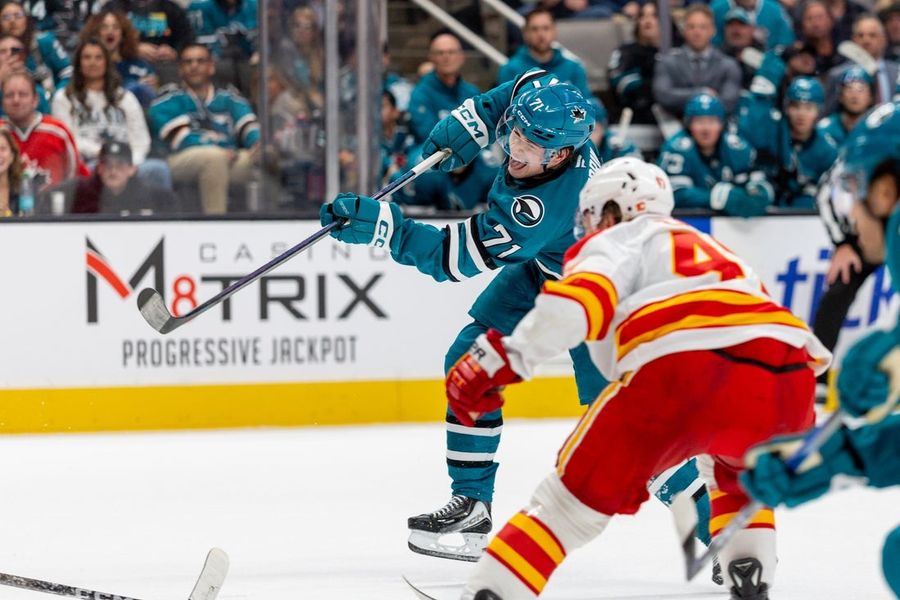 NHL: Calgary Flames at San Jose Sharks