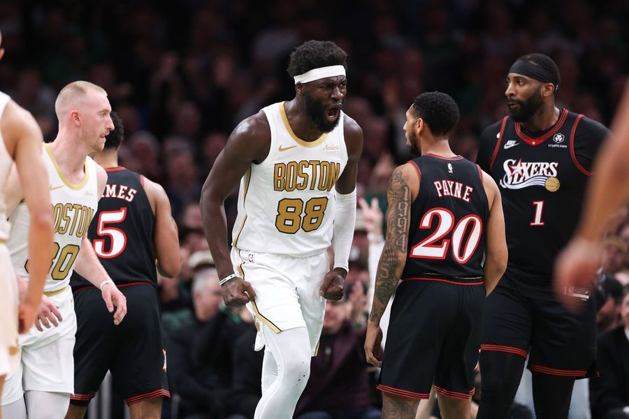 NBA: Philadelphia 76ers at Boston Celtics