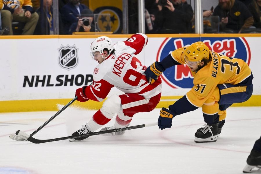 NHL: Detroit Red Wings at Nashville Predators