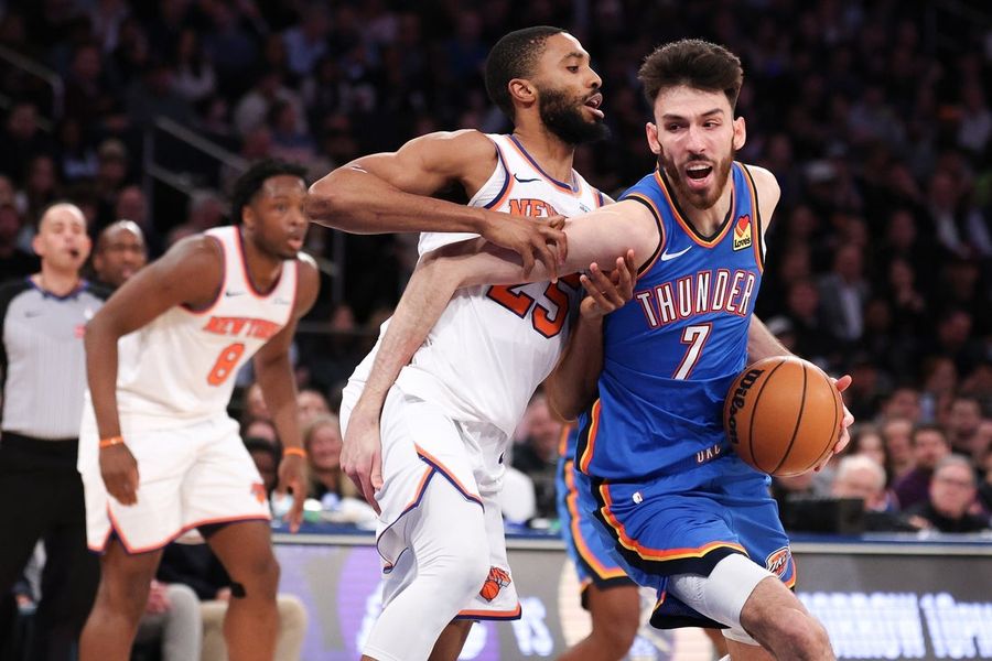 NBA: Oklahoma City Thunder vs New York Knicks