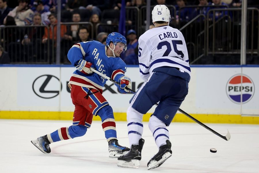 NHL: Toronto Maple Leafs at New York Rangers