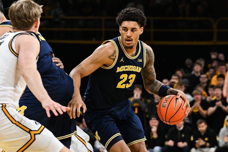 NCAA Basketball: Michigan at Iowa