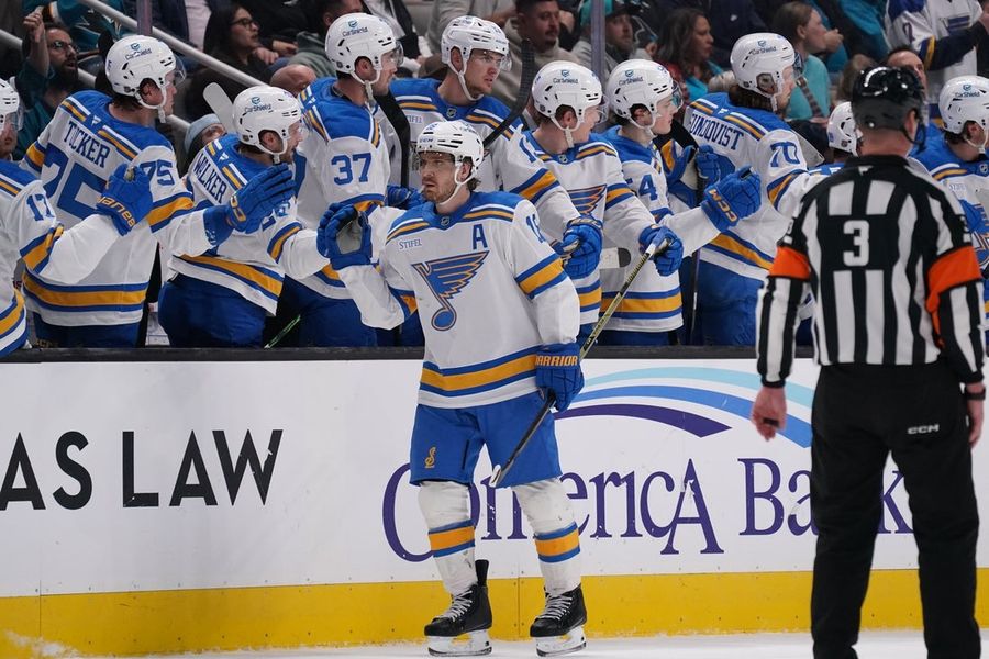 NHL: St. Louis Blues at San Jose Sharks