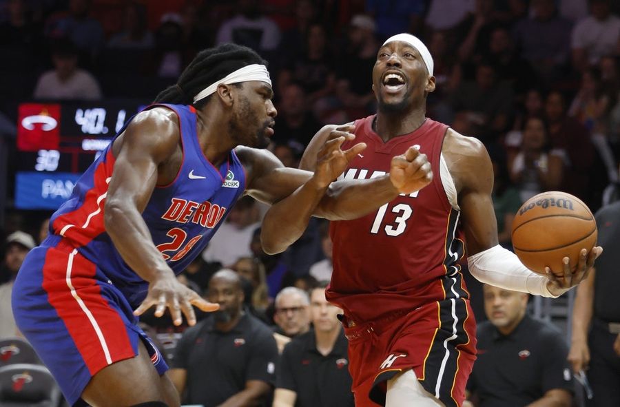 NBA: Detroit Pistons at Miami Heat