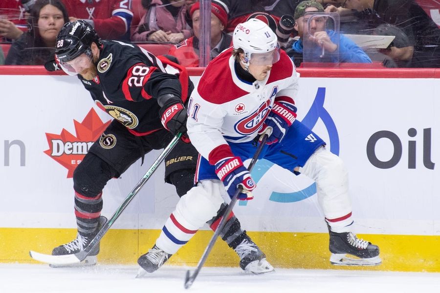 NHL: Montreal Canadiens at Ottawa Senators