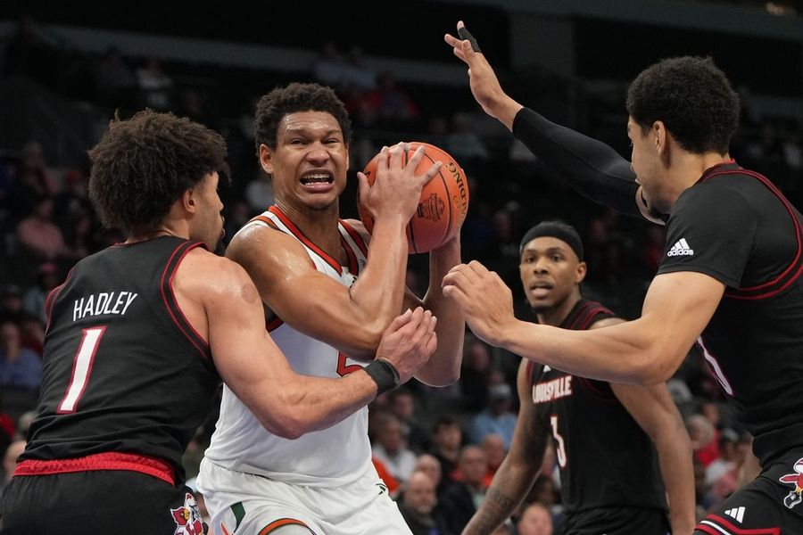 NCAA Basketball: ACC Conference Tournament Quarterfinals - Miami vs. Louisville