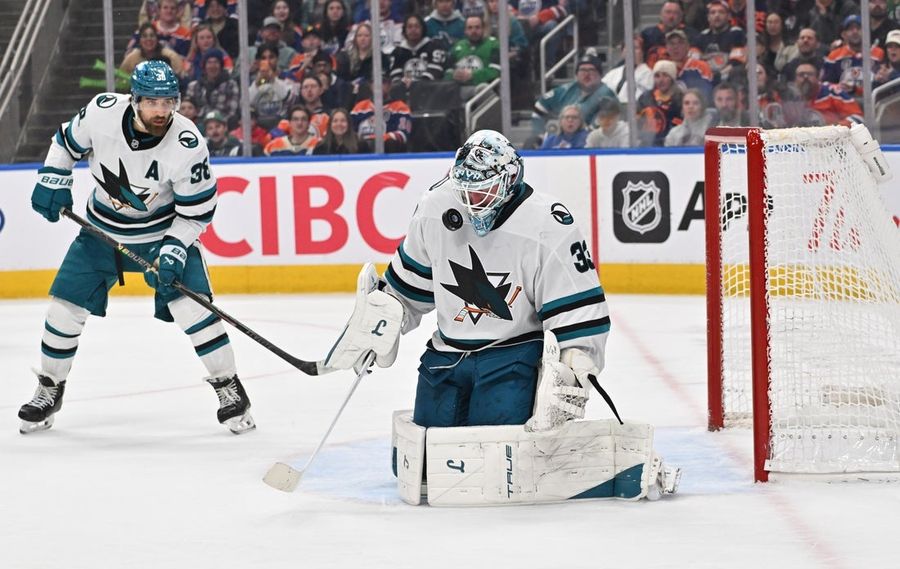 NHL: San Jose Sharks at Edmonton Oilers