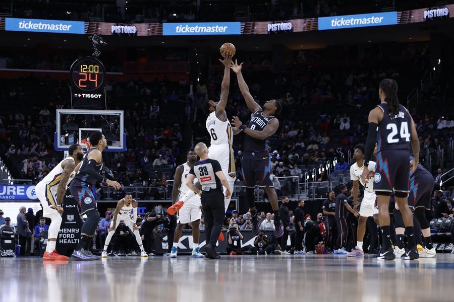 NBA: New Orleans Pelicans at Detroit Pistons