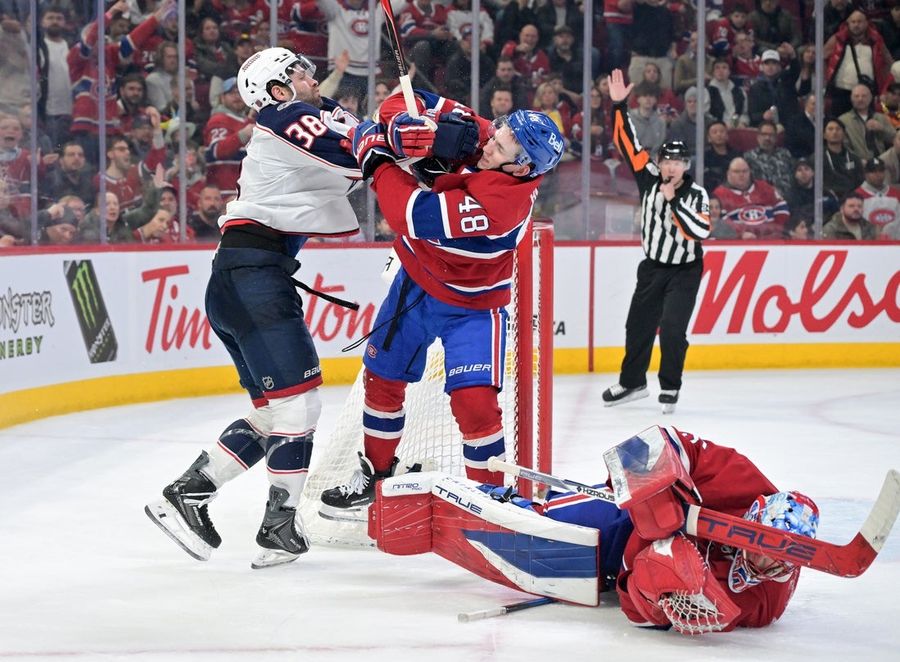 NHL: Columbus Blue Jackets at Montreal Canadiens